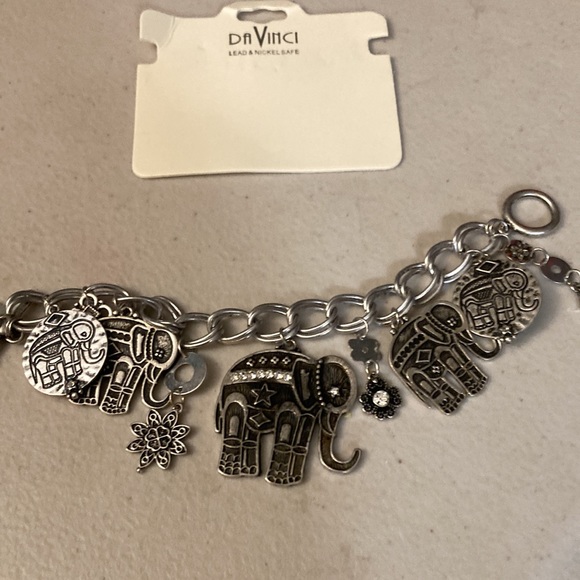 DaVinci lead & nickel safe elephant bracelet - Picture 4 of 5